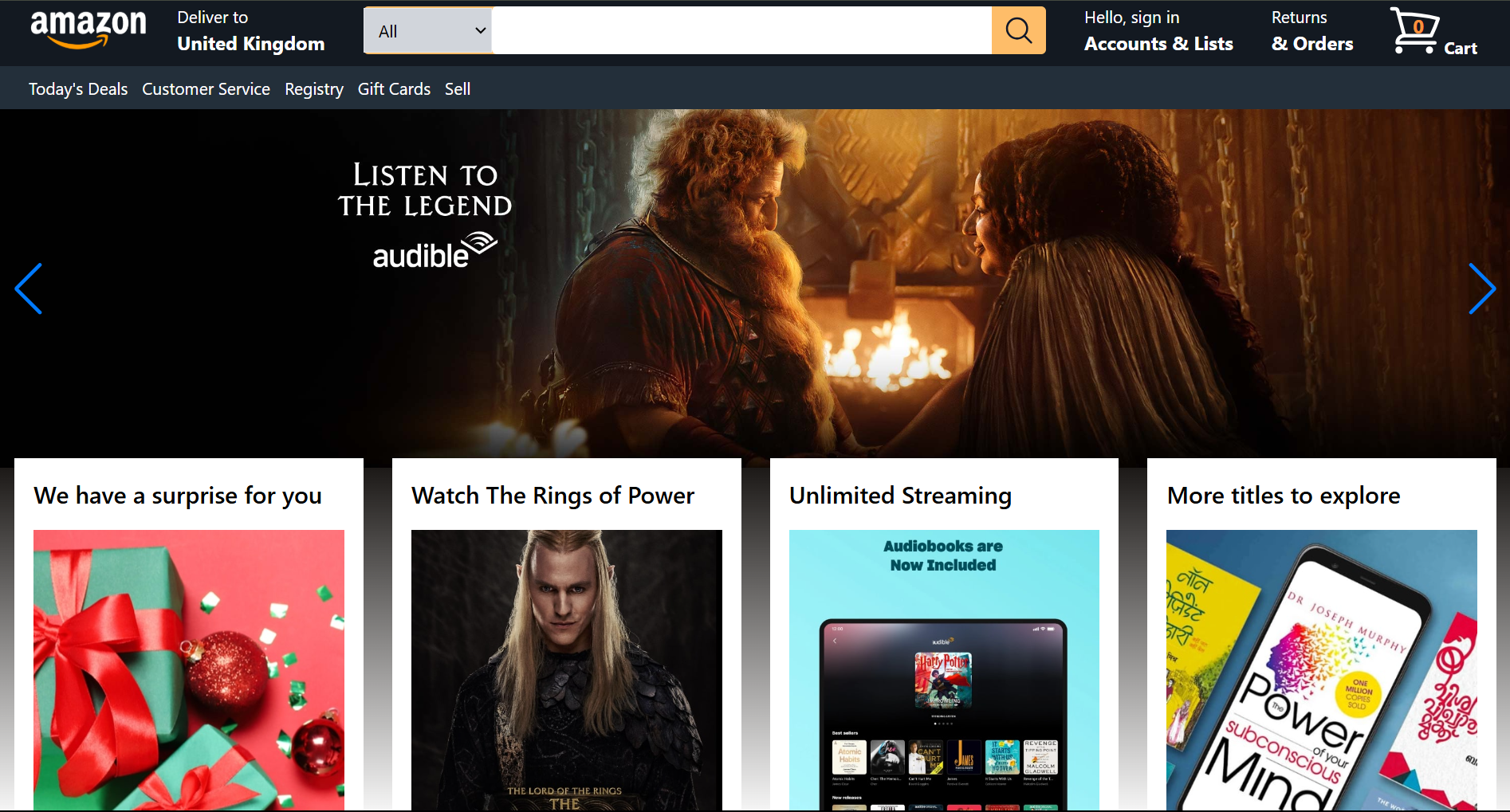 Amazon Frontend Clone