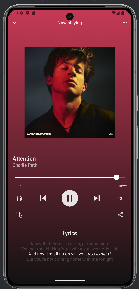 Melofy - Spotify inspired app
