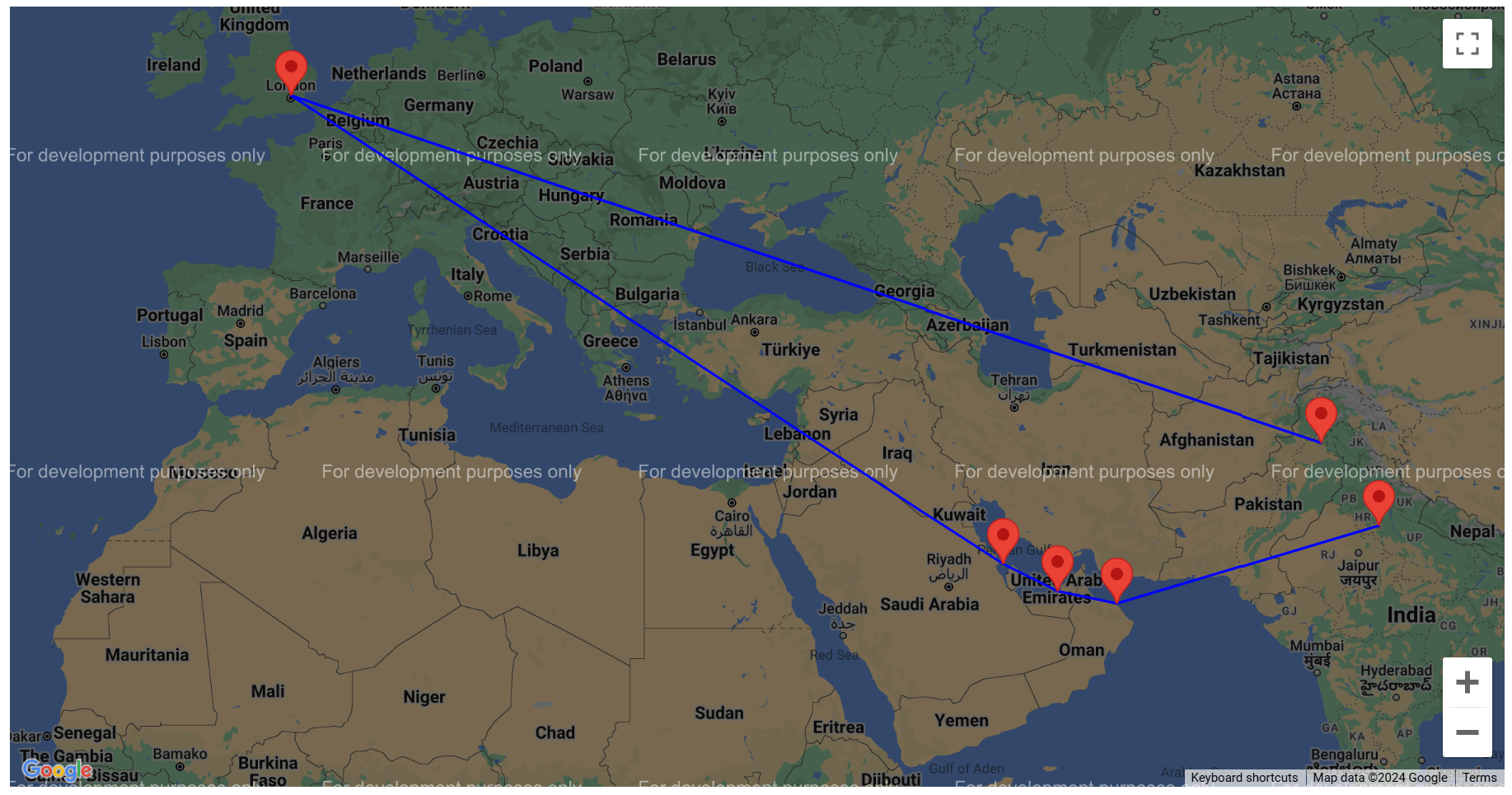 Optimized Travel Route Planner